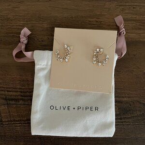 Olive and Piper Lupe Crescent Studs